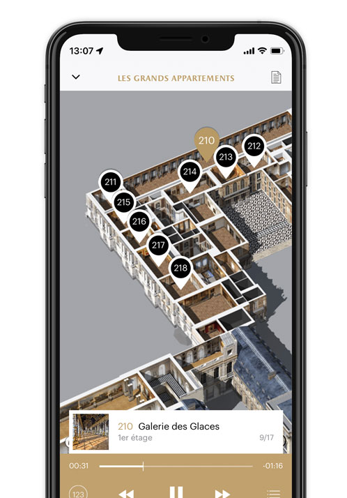 Aplicativo do Palácio de Versalhes