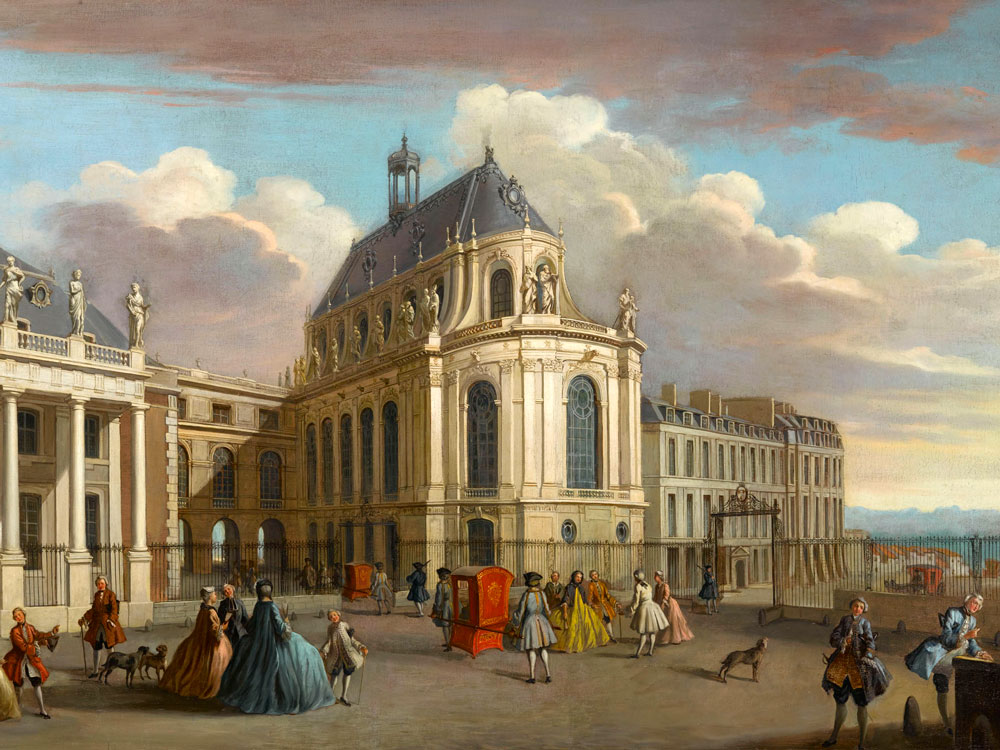 As principais salas do Palácio de Versalhes: a Capela Real vista de fora - Fonte: Versailles