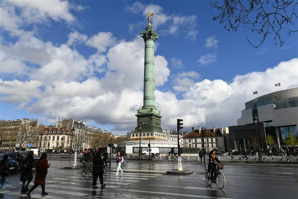 Coluna de Julho na Praça da Bastilha - iStock