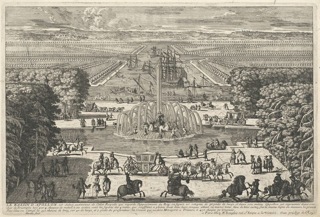 Construção dos Jardins de Versalhes - Fonte: The Metropolitan Museum of Art