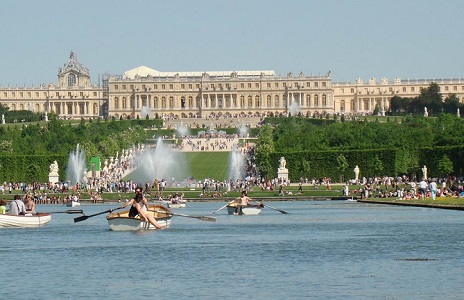 Jardins de Versalhes no Verão