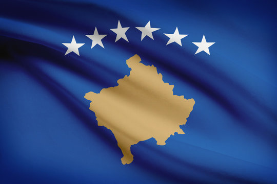 Bandeira do Kosovo - Fonte: Adobe Stock