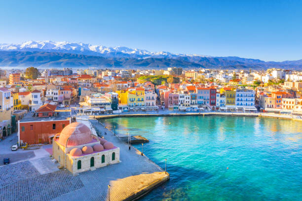 Vista aérea de Chania - Fonte: iStock
