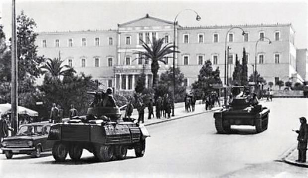 Golpe militar na Grécia em 1967 - Fonte: Greek Herald