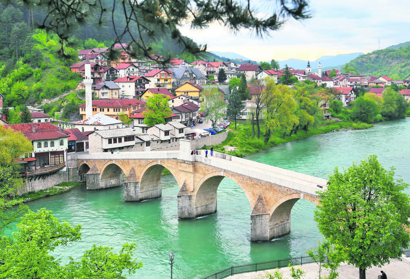 A cidade bósnia de Konjic - Fonte: Daily Sabah