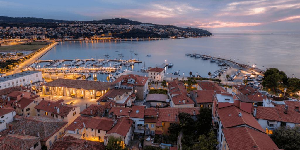 A cidade litorânea de Koper na Eslovênia - Fonte: I feel Slovenia