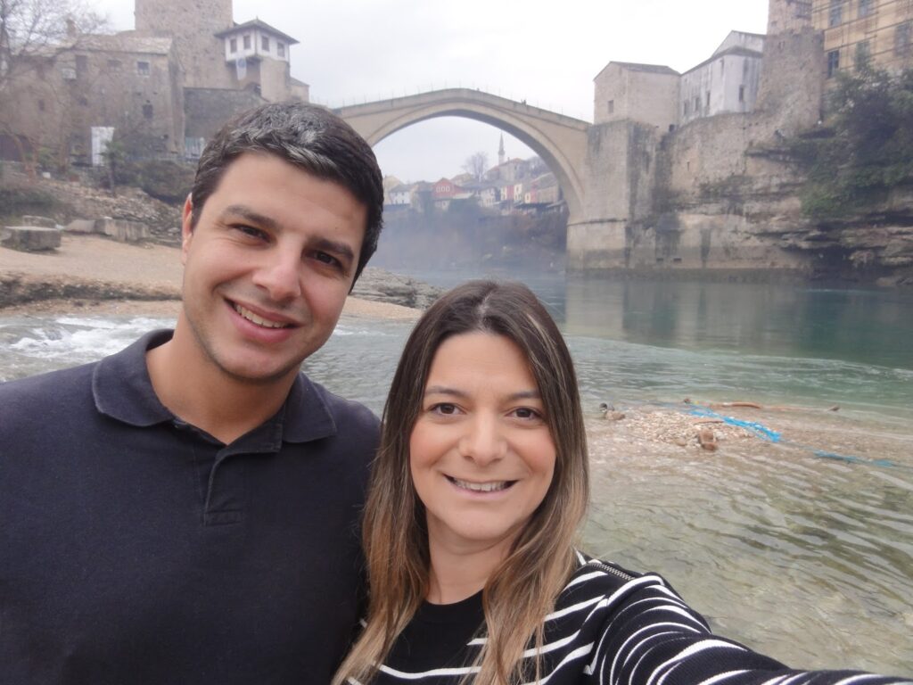 Magu e Tiago em Mostar na Bósnia 