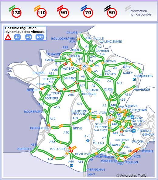 Dirigir na França: mapa das estradas com pedágios - Pinterest