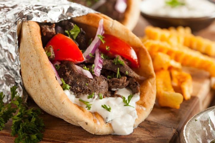Pita Gyros - Fonte: Greek Boston