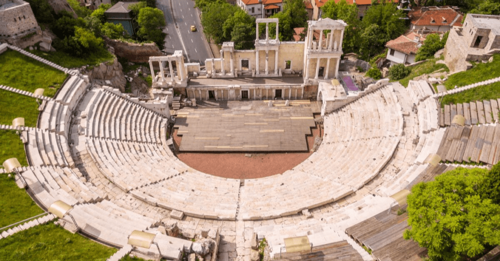 Anfiteatro romano em Plovdiv - Plovdiv City Card