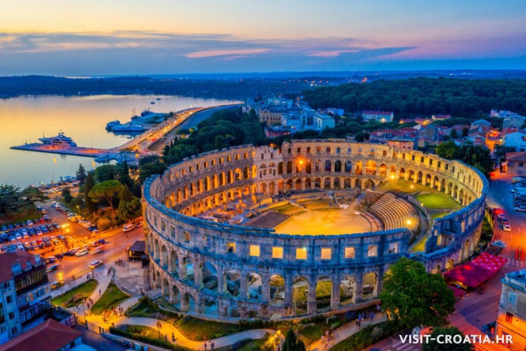 Pula: região da Ístria na Croácia - Fonte Visit Croatia