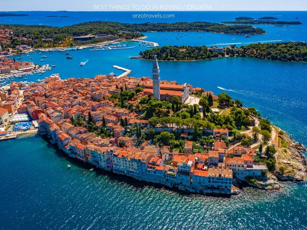 A romântica cidade de Rovinj na Croácia - Fonte: Arzo Travels
