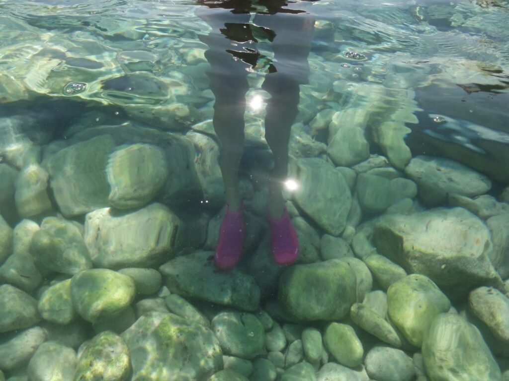 Sapatilhas para ir à praia na Croácia