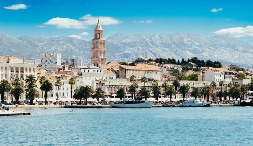 O inigualável calçadão (Riva) de Split na Croácia - Fonte: Croatia Week