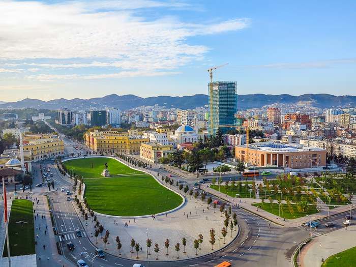 Tirana, a capital da Albânia - Fonte: Pinterest