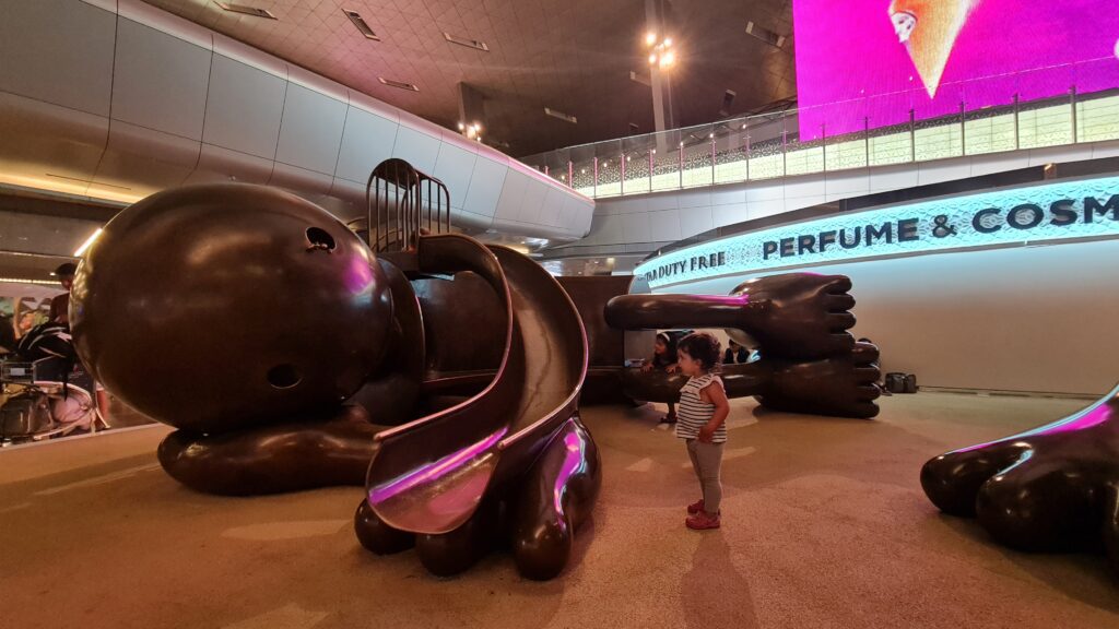 Aeroporto do Qatar: estrutura incrível pra crianças