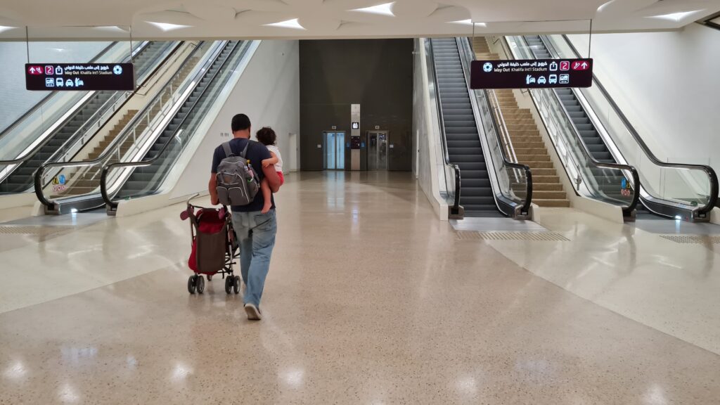 As estações de metrô do Qatar