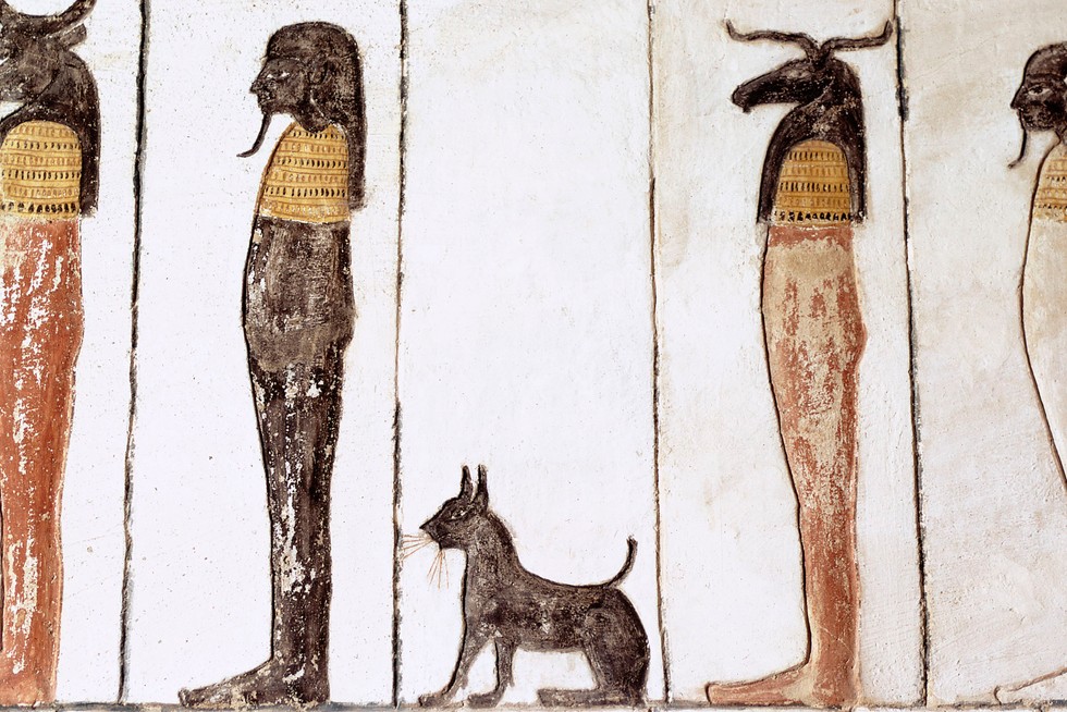 Gatos sagrados no Egito - Fonte: HistoryExtra