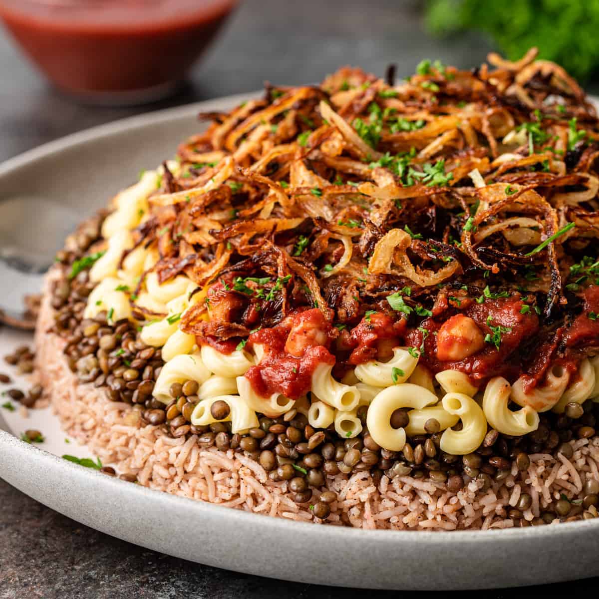 Koshari - Silk Road Recipes