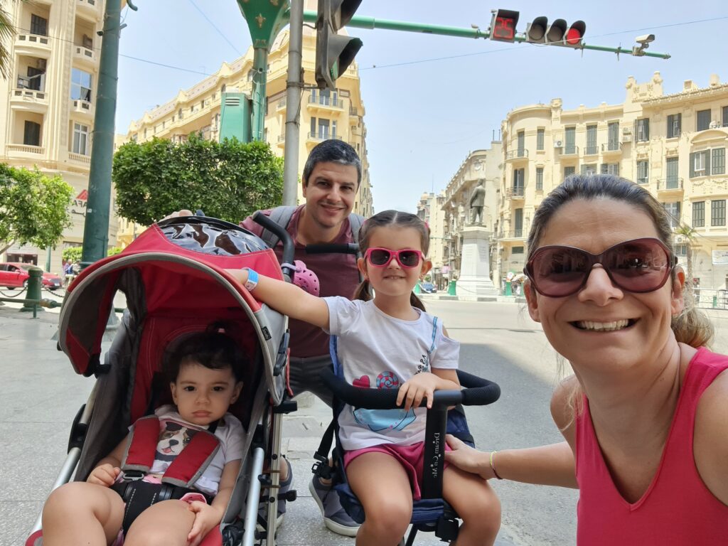 Alívio cada vez que conseguíamos atravessar a rua no Egito!