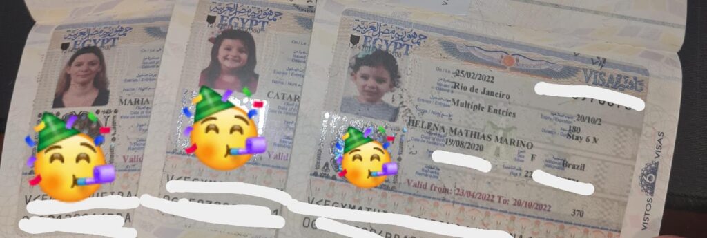 Vistos para o Egito