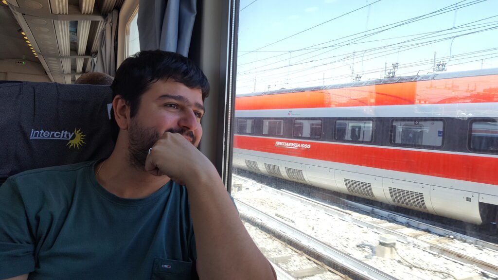 Teve avião, teve trem, teve carro...Fuscaldo: aí vamos nós!