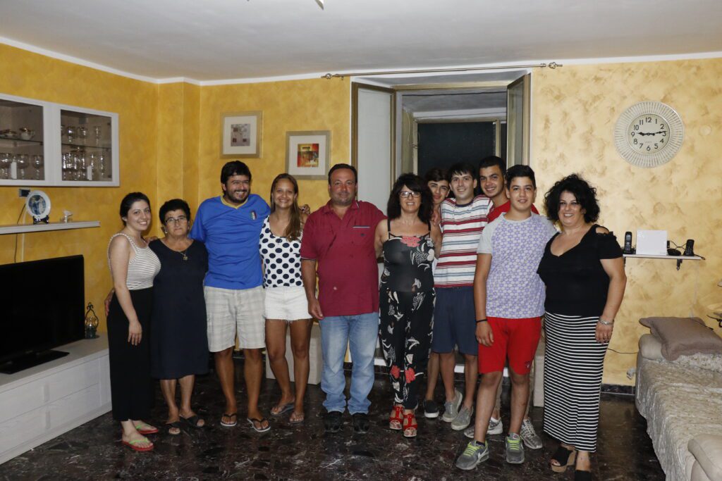 Família Marino em Fuscaldo, na Itália