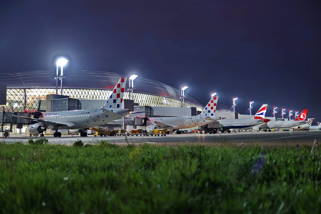 Transporte na Croácia: aeroportos em todos os principais destinos turísticos - Fonte: EX-YU Aviation News