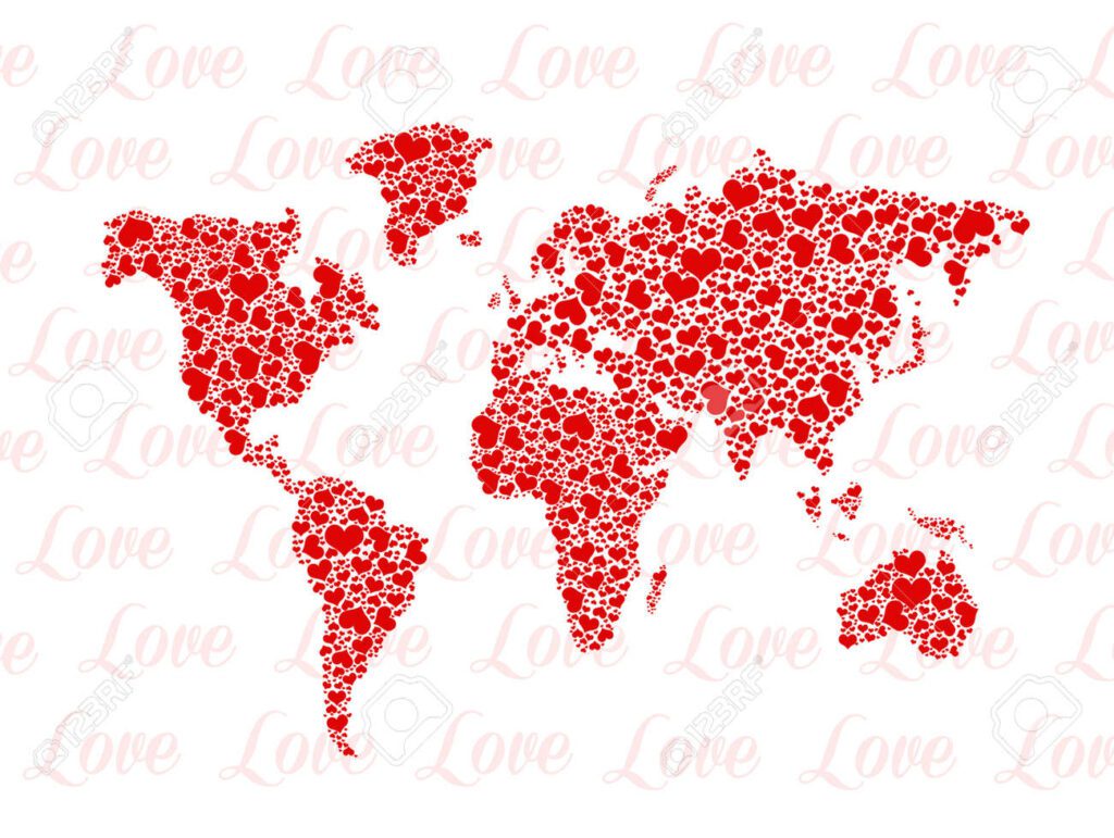 Amor pelo Mundo - 123RF