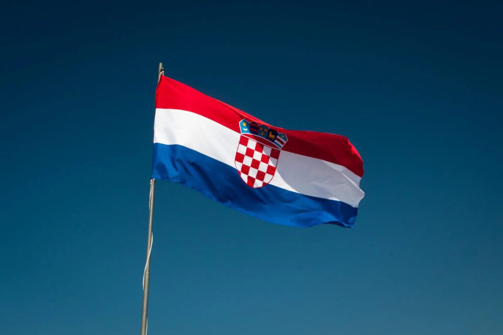 Bandeira da Croácia - English Coach Online