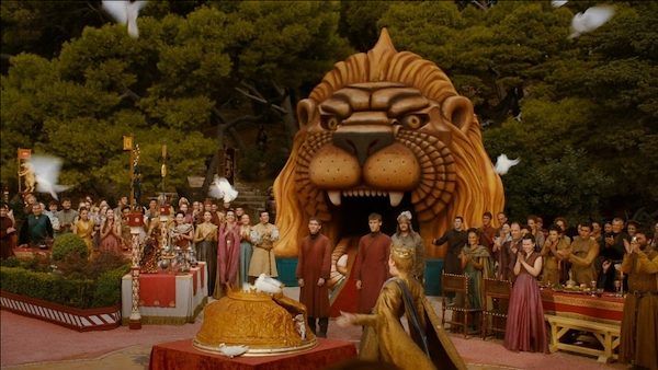 Cenas do casamento roxo sendo filmadas no Gradac Park em Dubrovnik - Sceen It