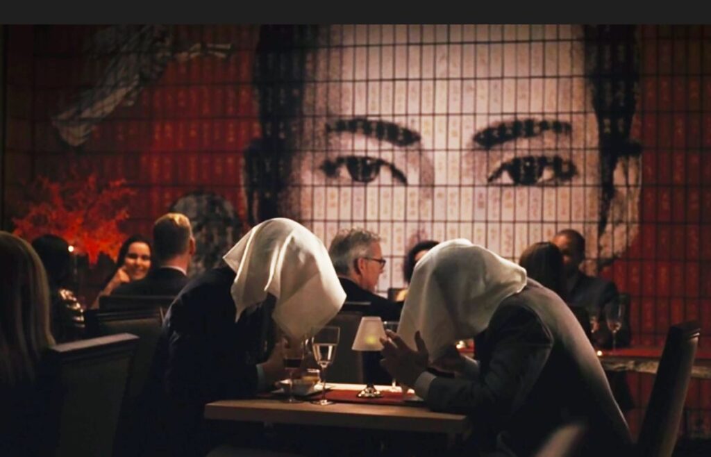 Cena de Succession comendo ortolans - Eater