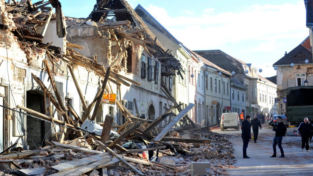 Desastres naturais na Croácia - The New York Times