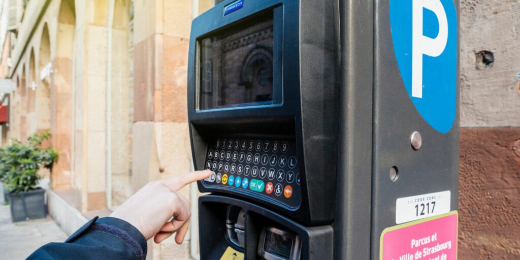 Estacionamento na França Máquinas de Ticket - Connexion France