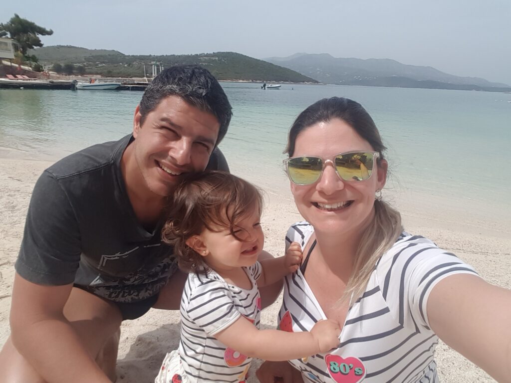 Curtindo um dia de praia em Ksamil na linda Riviera Albanesa