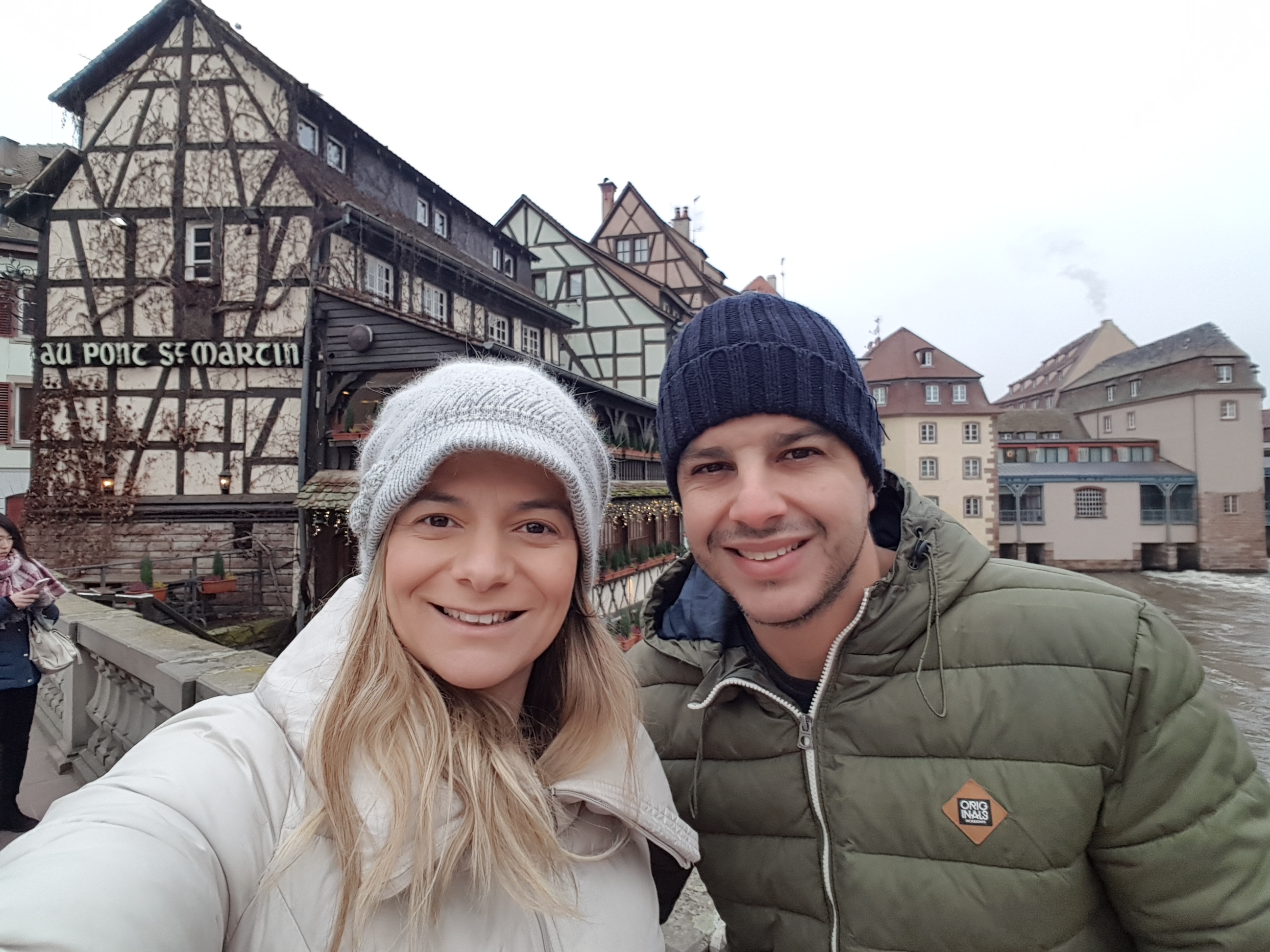 Família em Strasbourg na França