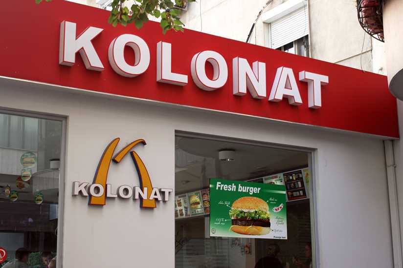 Não tem McDonalds na Albania - Kolonat