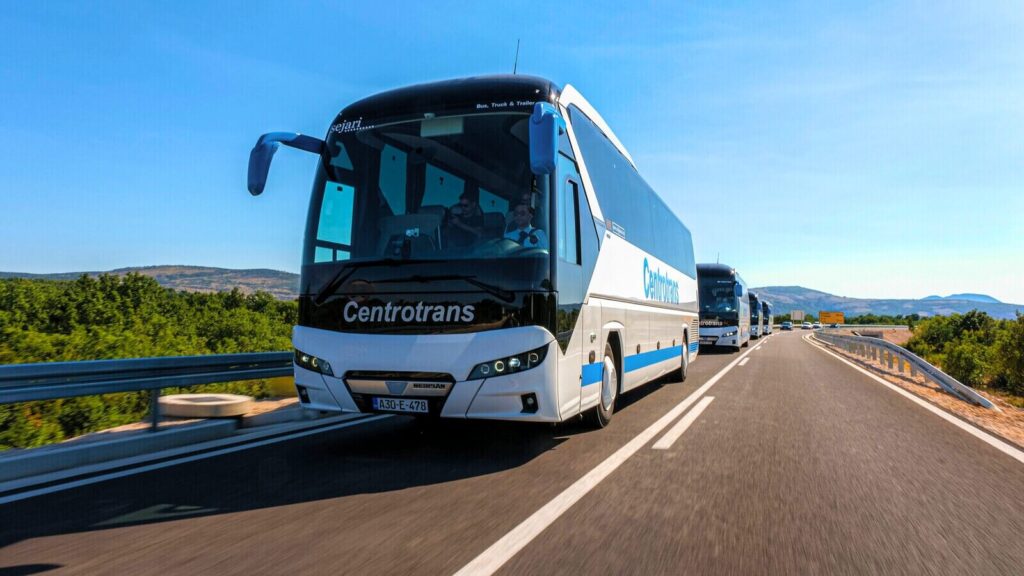 Ônibus da empresa Centrotrans na Bósnia - Centrotrans