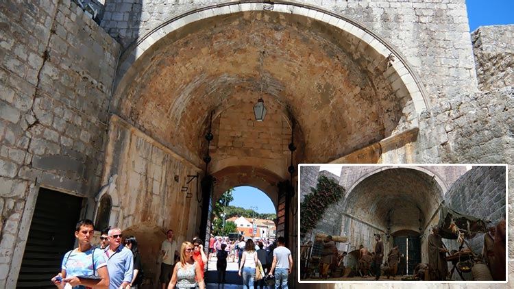 Locação de GoT no Pile Gate - King's Landing Dubrovnik