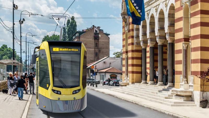 Tram de Sarajevo moderno - Sarajevo City Card