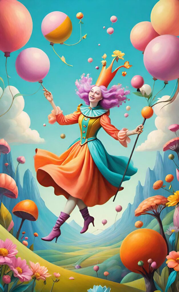 Versão feminina do Arquétipo de Jung do Tolo