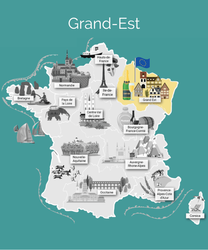 A região de Grand-Est - Complete France