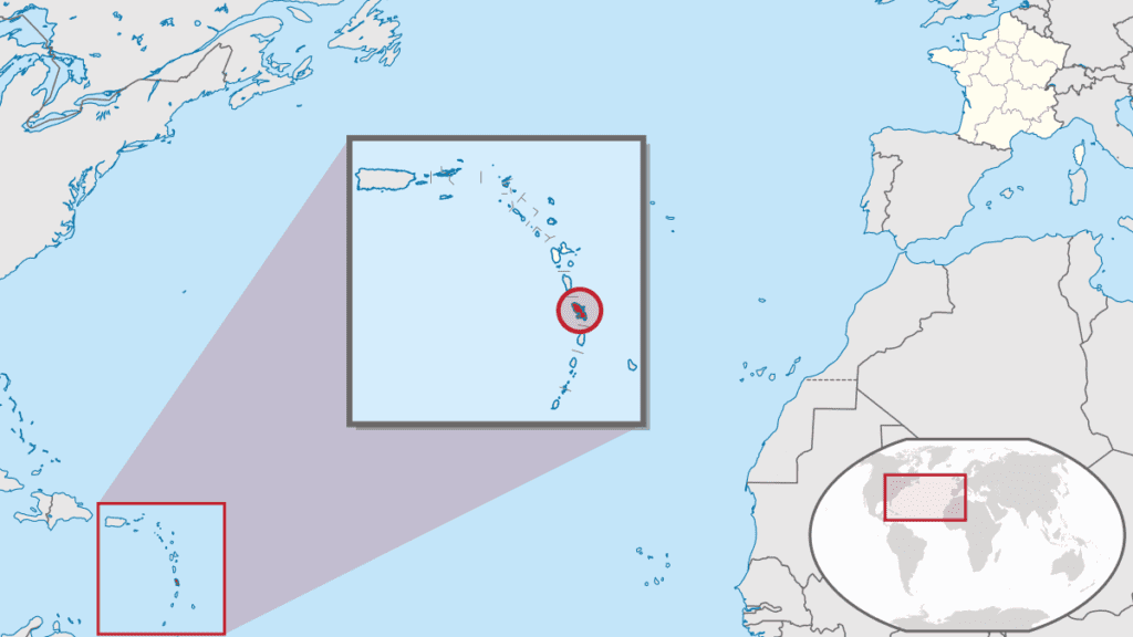 Mapa da ilha de Martinica - Wikimedia Commons
