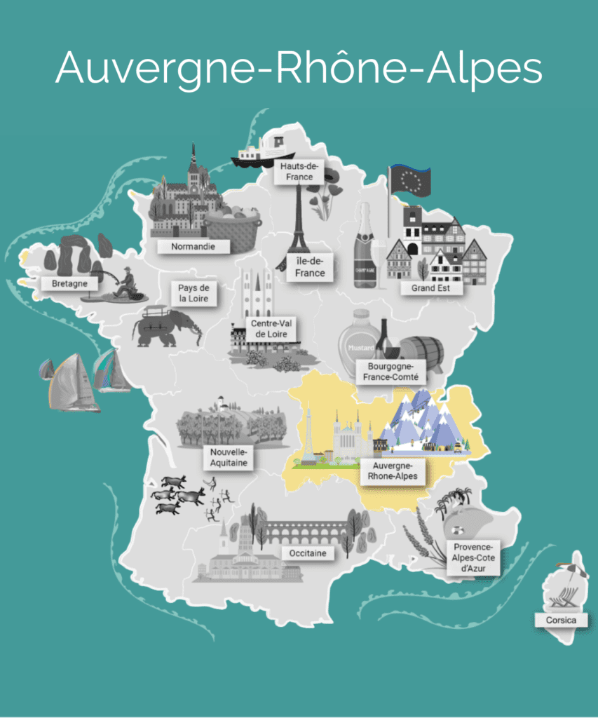 Região de Auvergne-Rhône-Alpes - Complete France