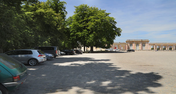 Estacionamento no Grand Trianon em Versalhes - Chateau de Versailles
