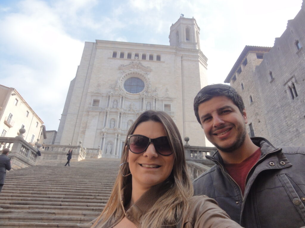 Apaixonados por Girona na região da Catalunha