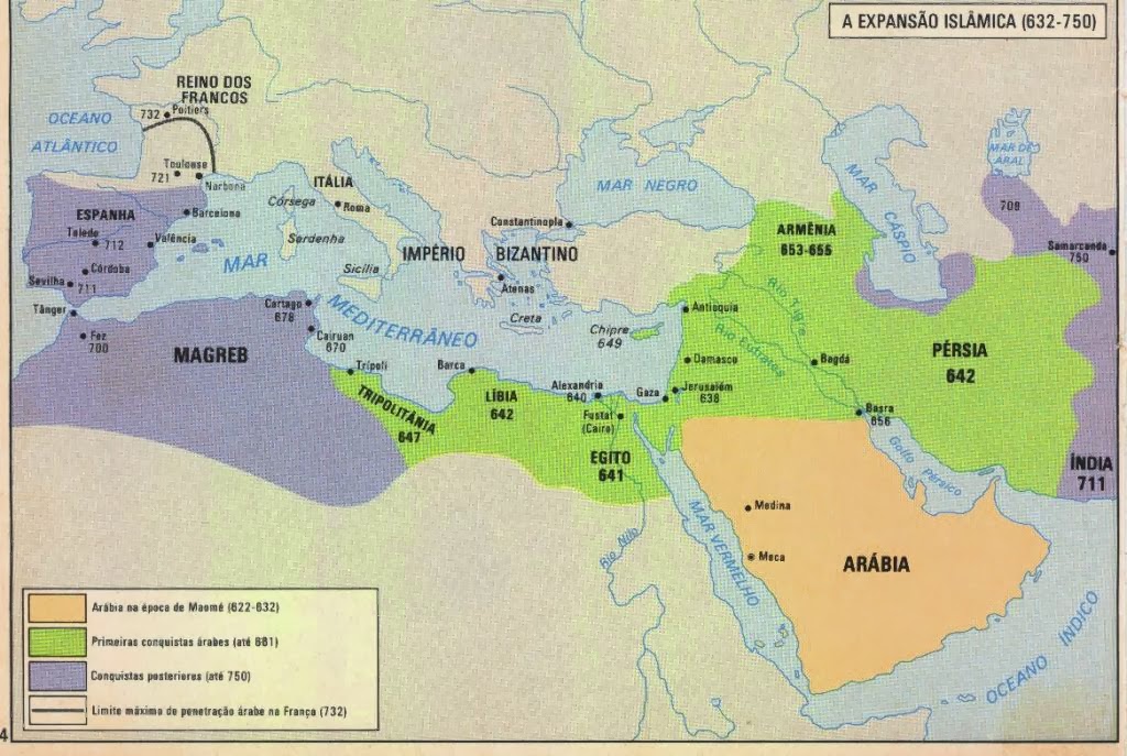 Invasão muçulmana na Península Ibérica - Viajando na História