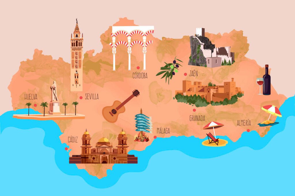 Região da Andaluzia Espanha - guia de andalucia