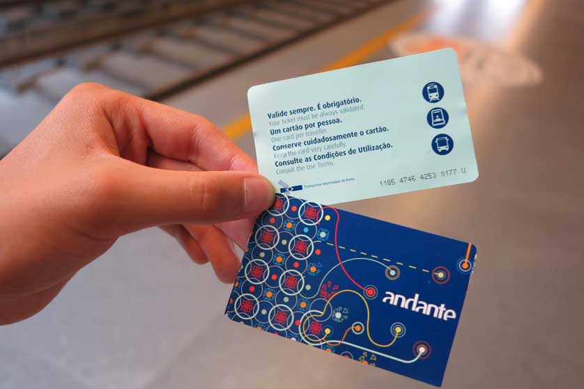 Cartão Andante Porto Portugal - Portugal Visitor