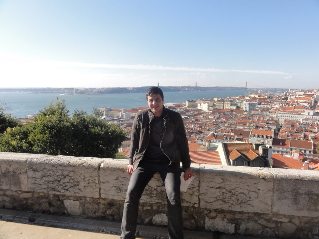 Aproveitando a incrível vista que se tem de toda Lisboa daqui do Castelo de São Jorge